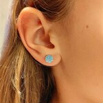Boucles d'oreilles flocon de neige (1)