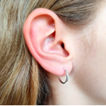 creoles 15mm argent