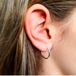 creoles 20mm argent