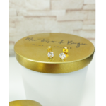 Bougie bijou solitaire argent 925 et plaqué or (3)