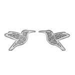 boucles doreilles colibri