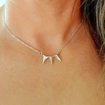 Collier AVA 3 piques en argent 925 (1)