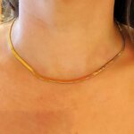 ras du cou maille serpent acier inoxydable (2)
