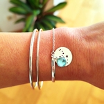 EMILIE - Bracelet demi jonc constellation et quartz (5)