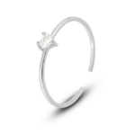 Bague coeur argent