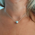 Collier perle beige Pandora