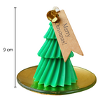 bougie sapin de noel cire dolive 9 cm