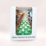 Bougie sapin de noël
