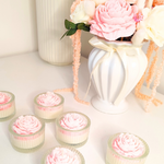Bougie bapteme, bougie anniversaire, bougie mariage, mni pivoine (4)