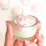 Bougie bapteme, bougie anniversaire, bougie mariage, mni pivoine (1)