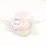 Bougie bapteme, bougie anniversaire, bougie mariage, mni pivoine (6)