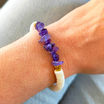 Bracelet rondelles coquillages (1)