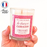 Bougie artisanale parfumée à la fleur de cerisier