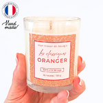 Bougie artisanale parfumée à la fleur d'oranger