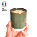 Bougie parfum Agrumes poterie émaillée