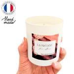 LA HAVANE Bougie parfumée artisanale à la cire de soja - Fumé boisé et élégant (3)
