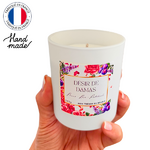 DESIR DE DAMAS - Bougie parfumée artisanale à la cire de soja - Rose Prune Patchouli (3)