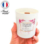 ESCAPADE LORRAINE - Bougie parfumée artisanale à la cire de soja - Prune Fleur de cerisier (2)