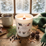CEDRE NORDIQUE Bougie parfumée artisanale à la cire de soja - Boisé frais végétale (4)