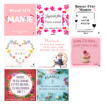 PDF - Étiquettes bougies mamie