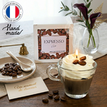 Bougie chantilly - Bougie Gourmande Expresso parfum café cire de soja 2