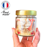 Bougie chantilly - Bougie Gourmade parfum monoï pêche Cire de soja parfum de Grasse sans CMR 100g (1)