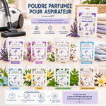 Photo présentation poudres aspirateur sachet 50g et 100g