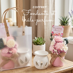 Coffret fondants - Bouquet fleurs en cire de soja - Fondants parfumés