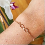 Bracelet Infini  rose 2