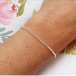 Bracelet chaine argent 2