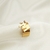 Bague personnalisable acier inoxydable et lettre