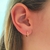 Créoles argent 12 mm dorées (1)