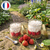 Bougie chantilly - Bougie Gourmande parfum fraise présentation