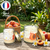 Bougie chantilly - Bougie Gourmade parfum monoï pêche Cire de soja parfum de Grasse sans CMR (1)