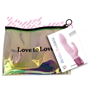 vibro-hello-rabbit-24-x-4cm-rose-clair