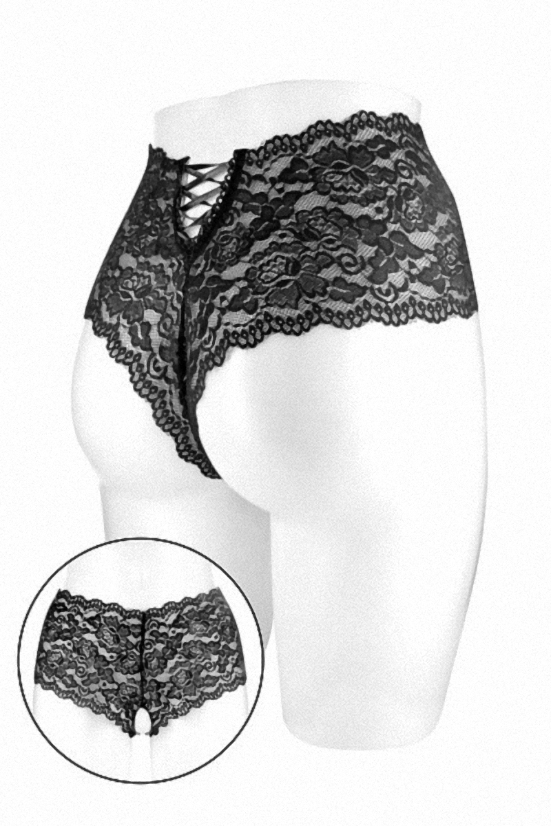 Boxer ouvert Julia noir