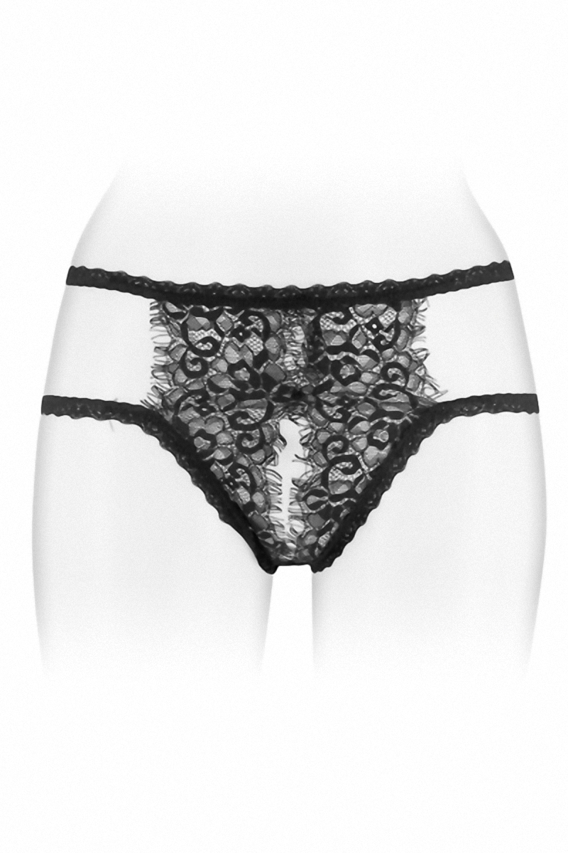Culotte ouverte Emma noire