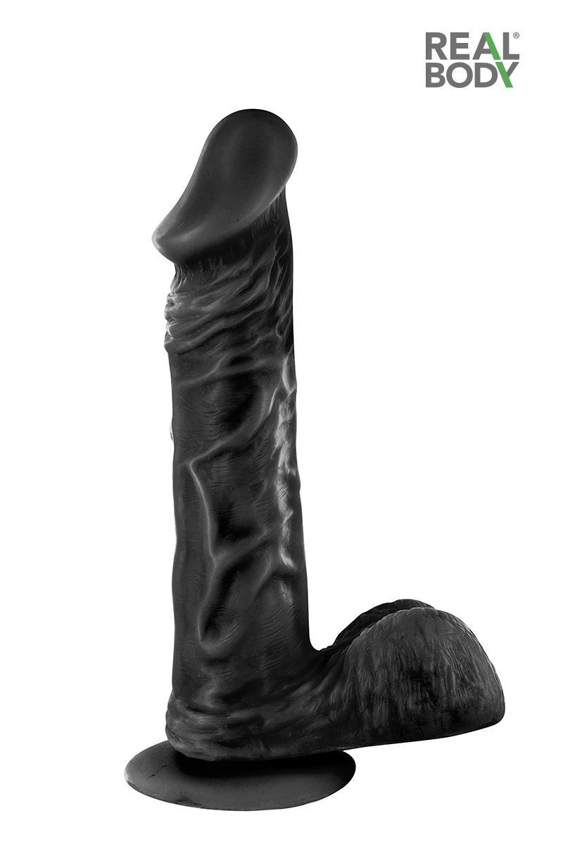 Gode réaliste 18 cm Real Tony Noir