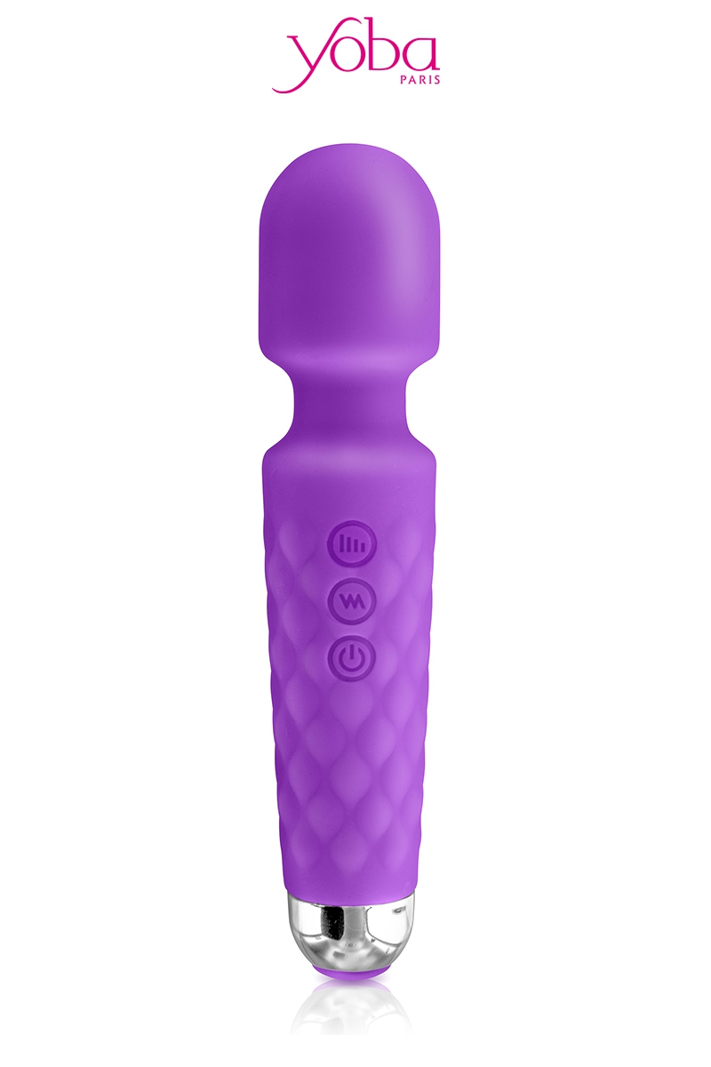 Vibromasseur Love Wand rechargeable violet - Yoba