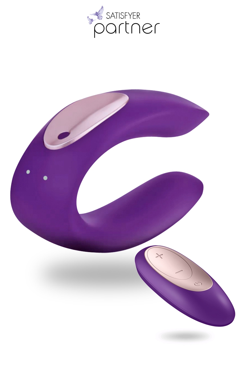 Vibromasseur pour couple Partner Plus télécommandé Satisfyer