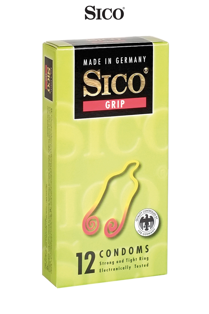 12 préservatifs Sico GRIP