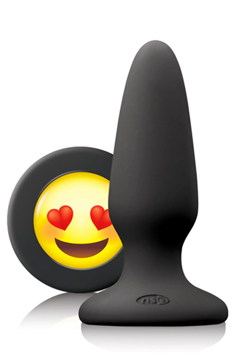 Plug Anal Mojis ILY Medium - noir
