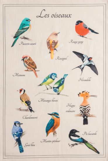 Torchon Les oiseaux