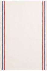 Torchon tricolore blanchi