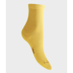 F MC socquettes-unies-jersey-coton-jaune