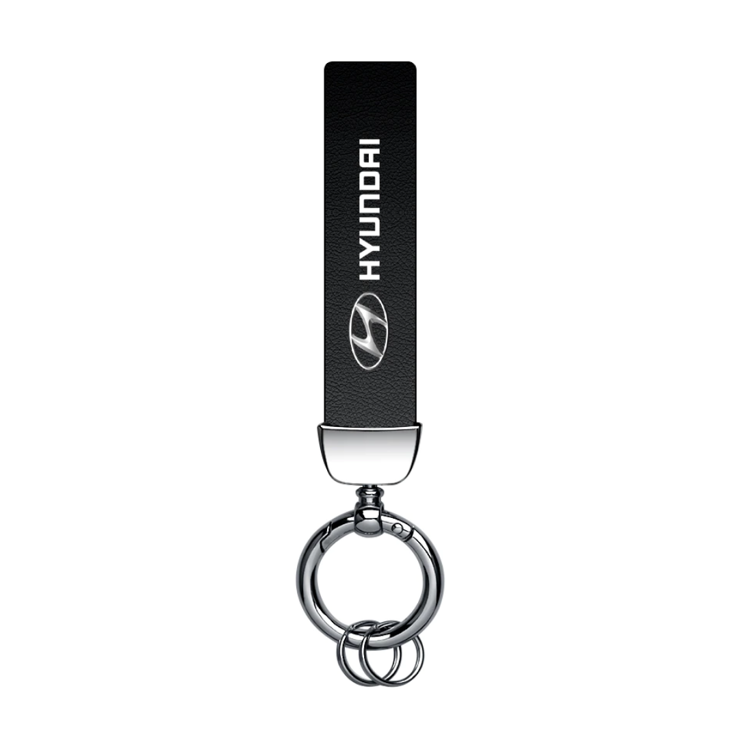 Porte-clés Hyundai, couverture de porte-clés de voiture en cuir