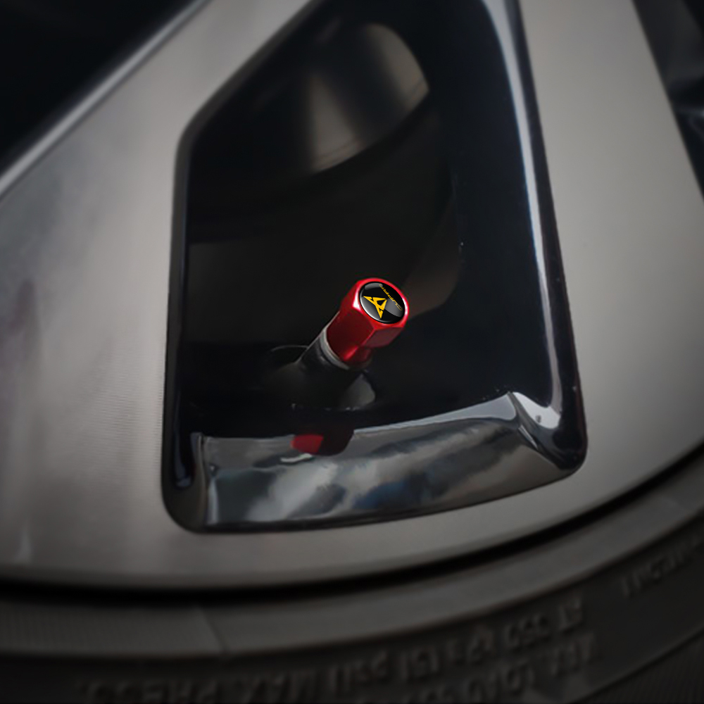 Bouchon de Valve décoratif brillant anti-poussière, pour couvercle de siège  de voiture Altea Ibiza Cupra Leon Cupra MK1 MK2 Toledo