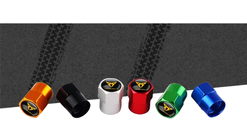 bouchons valves cupra pour jantes alu et pneus