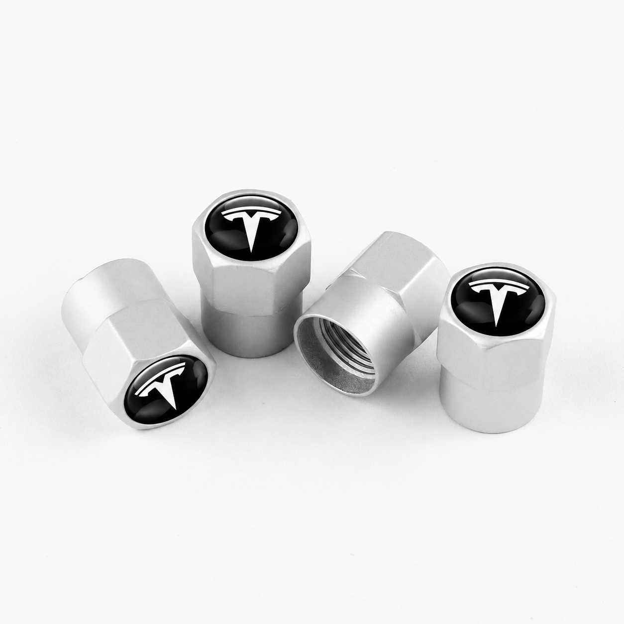 bouchons-valve-tesla-argent-aluminium