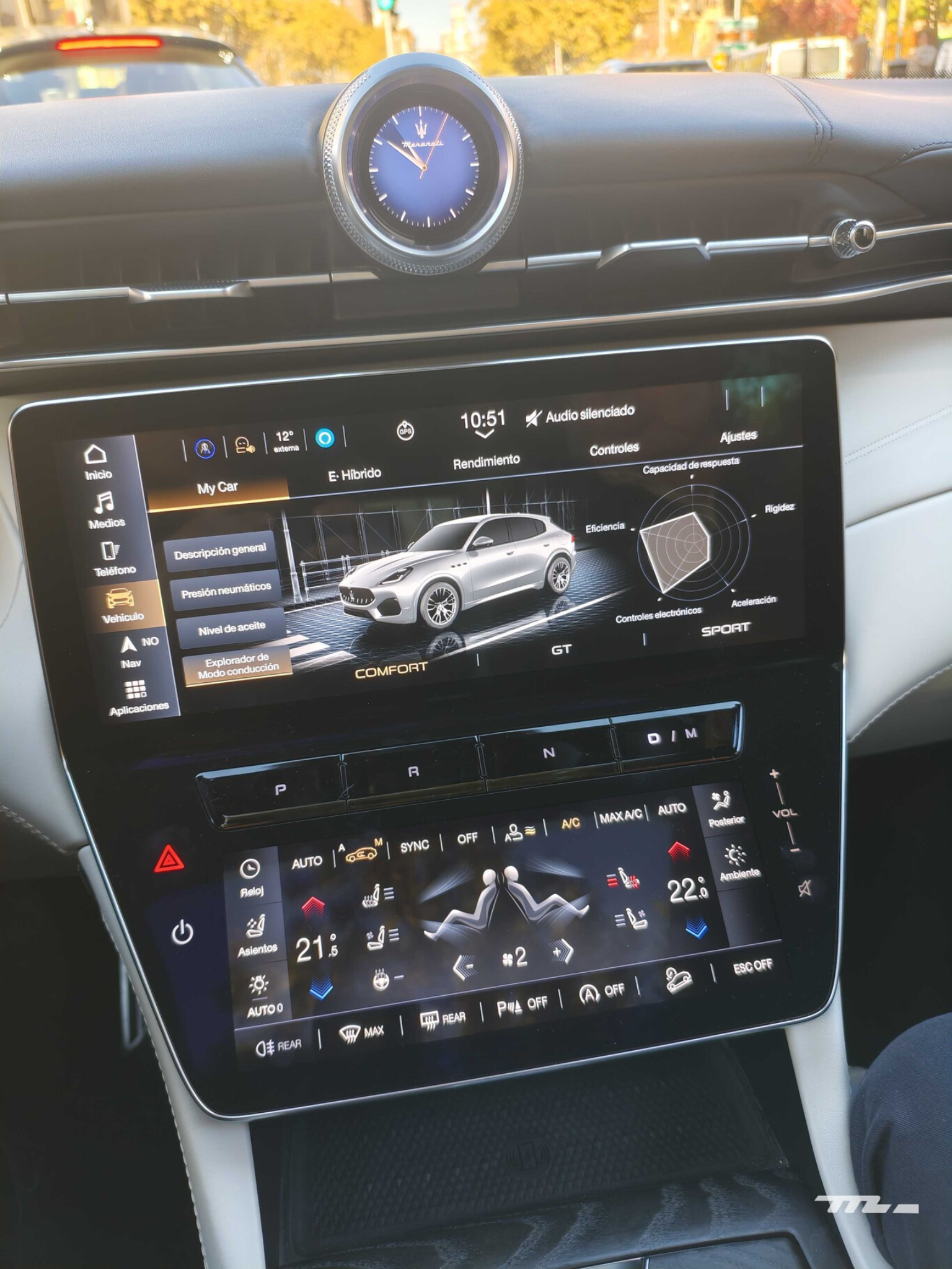 Maserati Grecale intérieur écran central
